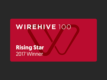 Wirehive Awards - Rising Star Winner